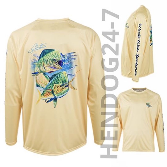WORLDWIDE SPORTSMAN Other - WORLDWIDE SPORTSMAN SALT PRINT MEN’S LONG SLV TEE